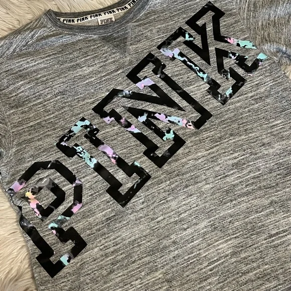 PINK | Sweatshirt | Small | Gray - Picture 10 of 10